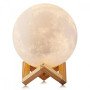 Нічник світиться місяць Moon Lamp 13 см, Нічник для дитини на ніч, Нічник для гарного сну дитини