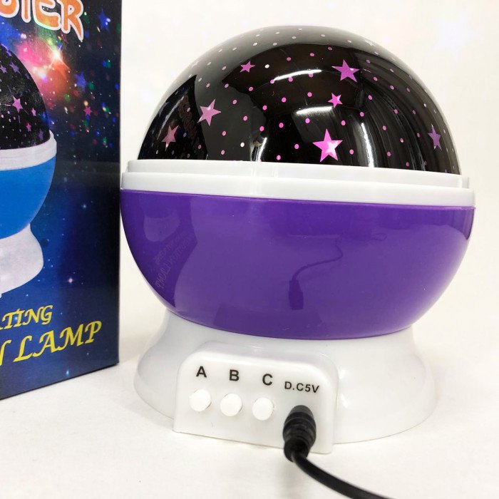 Проектор зоряного неба Star Master Big Dream, Зоряне небо прожектор, домашній. Колір: фіолетовий