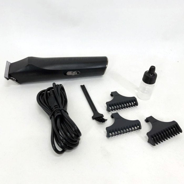 Машинка для стрижки VGR V-229 бездротова з комплектом насадок, окантувальна машинка