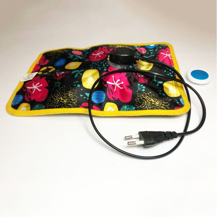 Електрогрілка універсальна грілка електрична 26х18х5 см. Колір: чорний