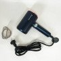 Фен Rainberg RB-2212 8800 W з регуляцією температури та швидкості для сушіння та укладання волосся. Колір: синій