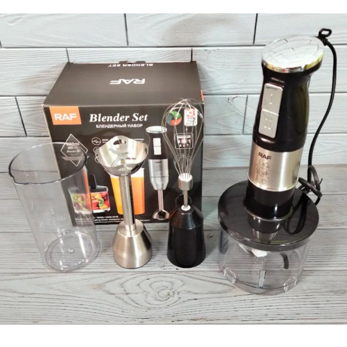 Блендер стаціонарний домашній кухонний 4в1 RAF R326 800Вт
