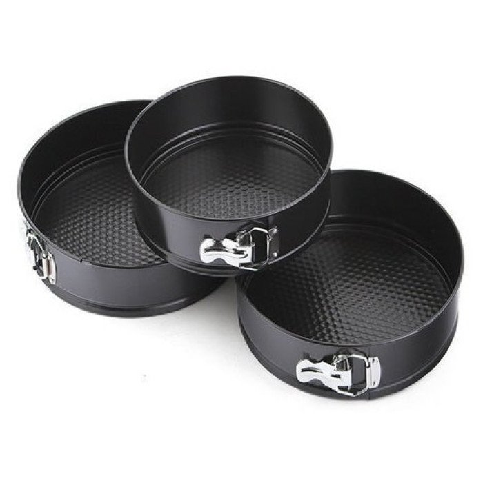 Набір форм для випікання роз'ємні 3 шт Unique UN-1702, металева форма для випікання набір