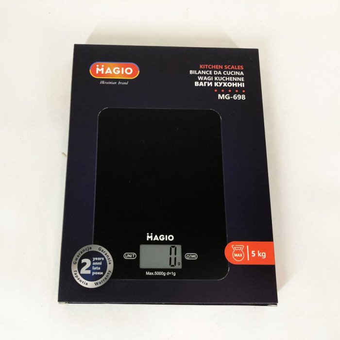 Ваги кухонні електронні Magio MG-698, Ваги для зважування продуктів, Ваги харчові