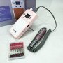 Портативний фрезер для нігтів Nail Drill YT-928 акумуляторний з індикатором заряду на 35 000 оборотів. Колір: рожевий