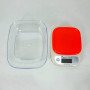 Ваги кухонні DOMOTEC MS-125 Plastic, електронні ваги, електронні ваги. Колір: помаранчевий