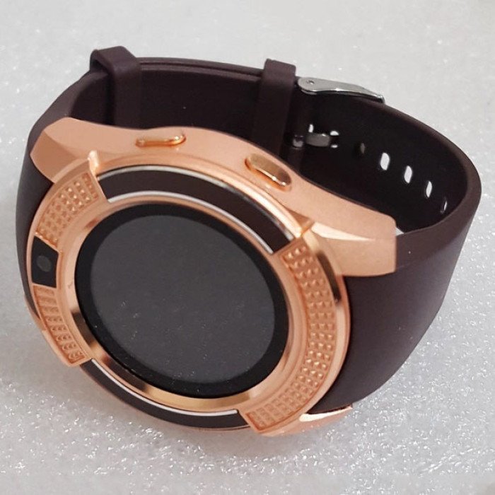 Розумні смарт-годинник Smart Watch V8. Колір: коричневый