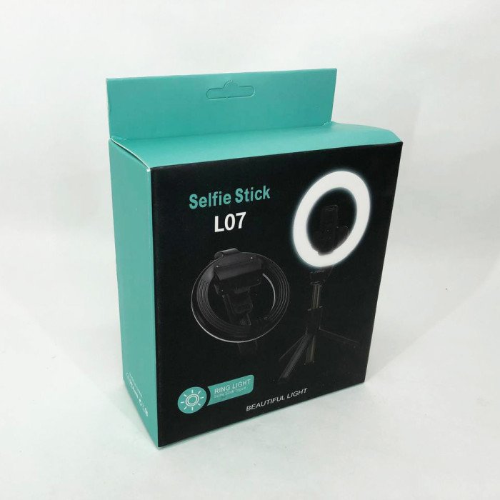 Монопод з кільцевою лампою 16 см (трипод, c bluetooth) L07