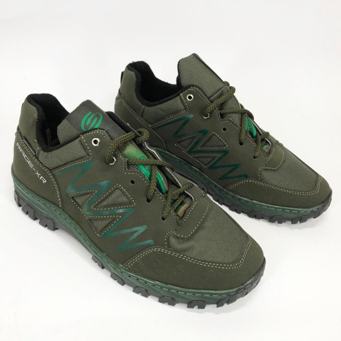 Черевики чоловічі 45 розмір, Осінньо зимові чоловічі кросівки, Черевики робочі. Колір: зелений