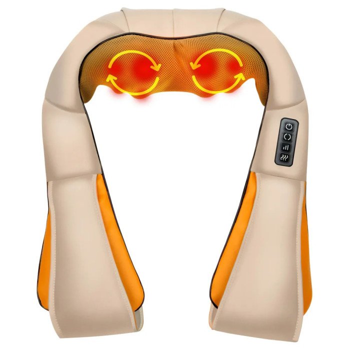 Електричний масажер роликовий з інфрачервоним випромінюванням, масажер для шиї, Massager of Neck Kneading