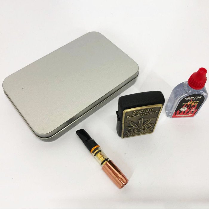 Запальничка бензинова в подарунковій коробці N10, Запальнички бензинові, Подарункові запальнички для куріння.