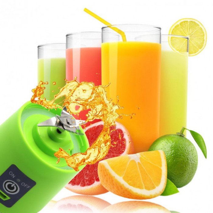 Блендер Smart Juice Cup Fruits USB. Колір зелений