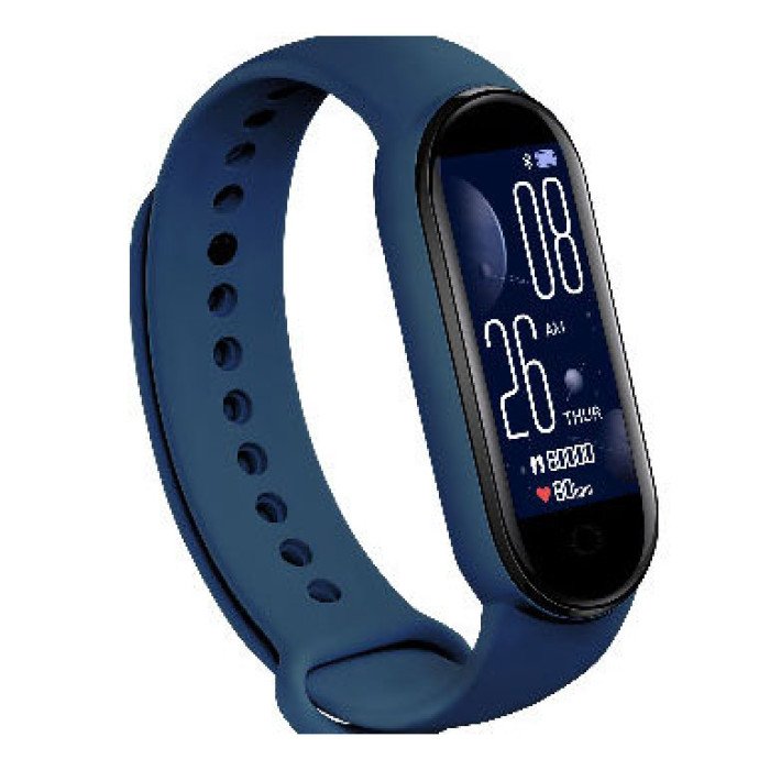 Фітнес браслет FitPro Smart Band M6 (смарт годинник, пульсоксиметр, пульс). Колір синій