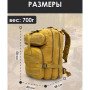 Надійний тактичний - Військовий Рюкзак з Кордури чоловічий туристичний