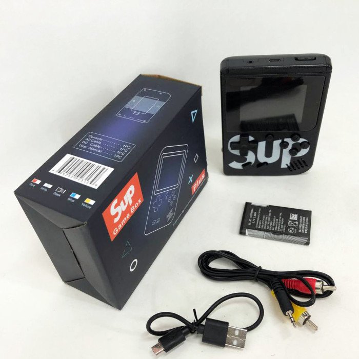 Ігрова приставка Sup Game Box 500 ігор, для телевізора, Ігрова приставка сап денді. Колір: чорний