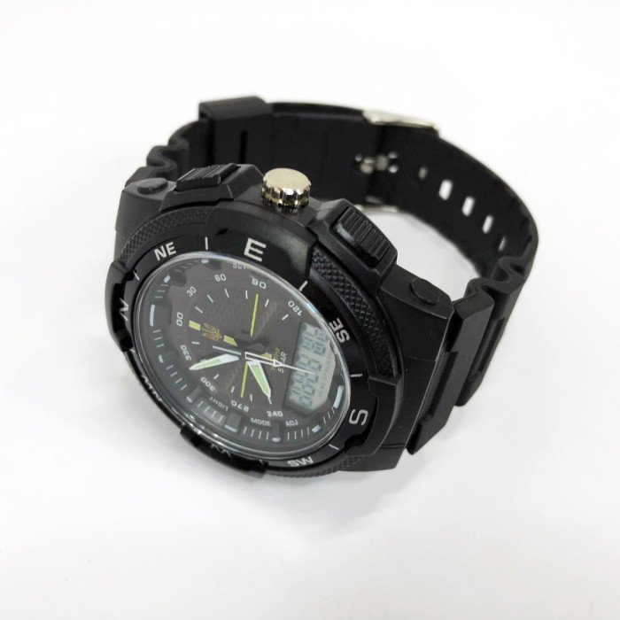 Військовий тактичний годинник SKMEI 4541/1454BKBK | Військовий чоловічий наручний годинник | Годинник чоловічий спортивний