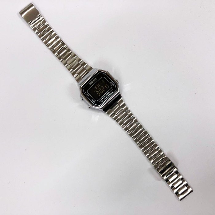 Годинник наручний чоловічий SKMEI 1647SI, армійський годинник протиударний, модний чоловічий годинник