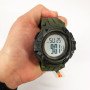 Годинник наручний чоловічий SKMEI 1545AG ARMY GREEN, армійський годинник протиударний. Колір: зелений