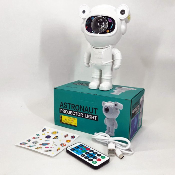 Нічник-проектор Астронавт Astronaut Нічник дитячий проектор зоряне небо