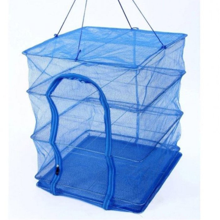 Сітка для сушіння риби фруктів та овочів Триярусна 50х50х55