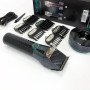 Професійна бездротова машинка для стрижки VGR V-682 тример для волосся, бороди та вусів на підставці