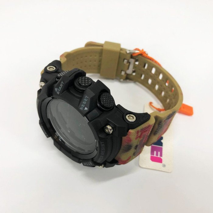 Годинник наручний чоловічий SKMEI 1384CMRD CAMOUFLAGE, фірмовий спортивний годинник. Колір: камуфляж