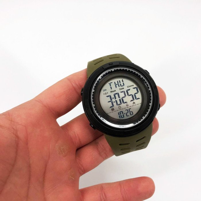 Годинник наручний чоловічий SKMEI 1167AG ARMY GREEN, брендовий чоловічий годинник. Колір: зелений