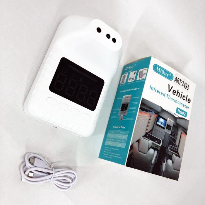 Стаціонарний безконтактний термометр Hi8us HG 02 з голосовими повідомленнями, Термометр електронний