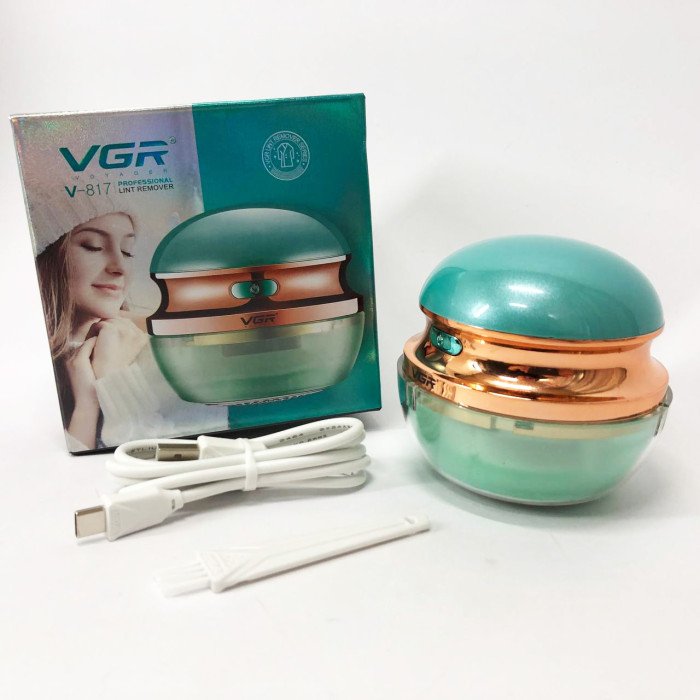 Машинка для видалення катишків VGR V-817, Машинка для видалення катишків хороша. Колір: зелений