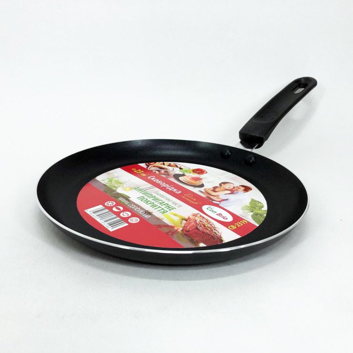 Сковорода для млинців 23 см Con Brio СВ-2319, сковорода якісна на плиту, сковорода для дому