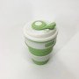 Кружка туристична (складна/силіконова), силіконовий складний термокухоль. Колір: зелений