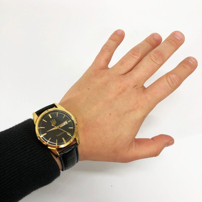 Годинник наручний чоловічий SKMEI 3709/9073GDBK-B, Красивий чоловічий годинник наручний кварцовий