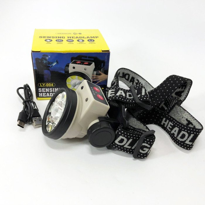 Ліхтар налобний PLD-LY004-XPE+COB, ліхтарик на голову для роботи, потужний світлодіодний ліхтарик на голову