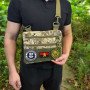 Нагрудна чоловіча сумка тактична тканинна, Нагрудна сумка кобура, Чоловіча тактична сумка барсетка