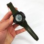 Годинник наручний чоловічий SKMEI 1545AG ARMY GREEN, армійський годинник протиударний. Колір: зелений