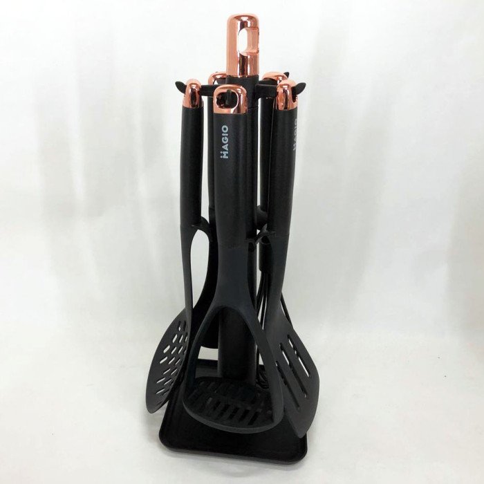 Набір кухонних приладів Magio MG-1127, силіконове кухонне приладдя, набір кухонних приладів