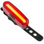 Велосипедний ліхтар задній габаритний AQY-096-COB білий та червоний, вбудований акумулятор
