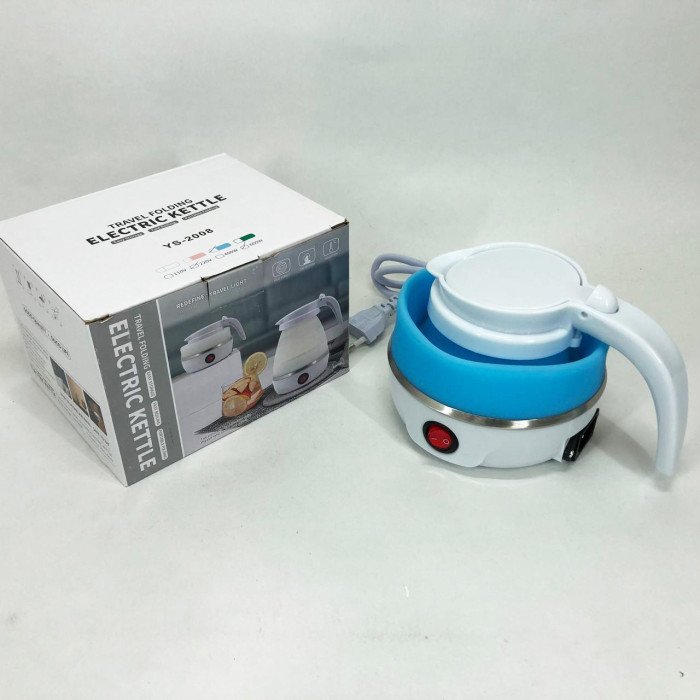 Електрочайник складаний Travel Folding 600 мл. Колір: блакитний