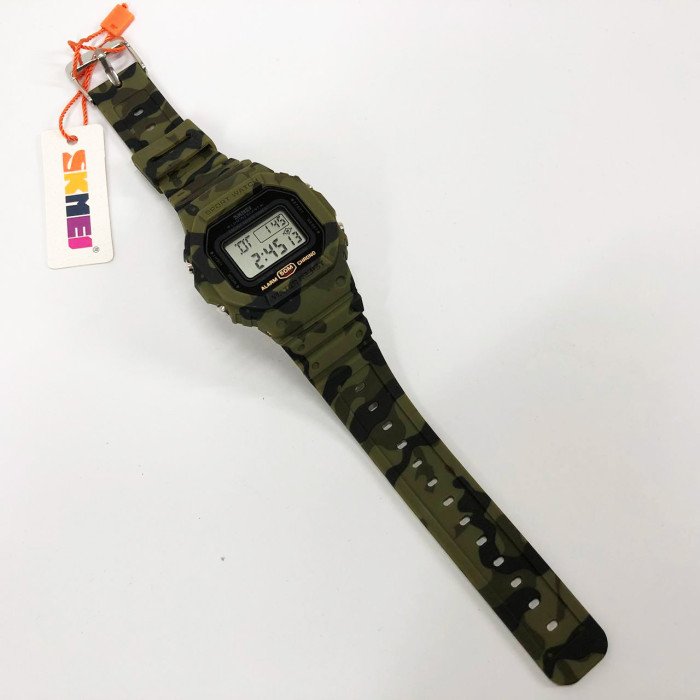 Годинник наручний чоловічий SKMEI 1628CMGN, тактичний годинник, годинник армійський оригінал, годинник для чоловіка