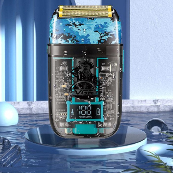 Акумуляторна чоловіча електробритва VGR V-352 для гоління бороди та вусів шейвер для ідеальної гладкості