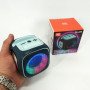 Портативна Bluetooth колонка TG359 7W з підсвічуванням RGB, акумуляторна колонка для музики. Колір: синій