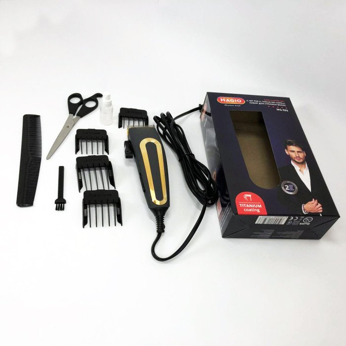 Машинка для стрижки волосся MAGIO MG-593, Професійна електробритва для стрижки волосся домашня