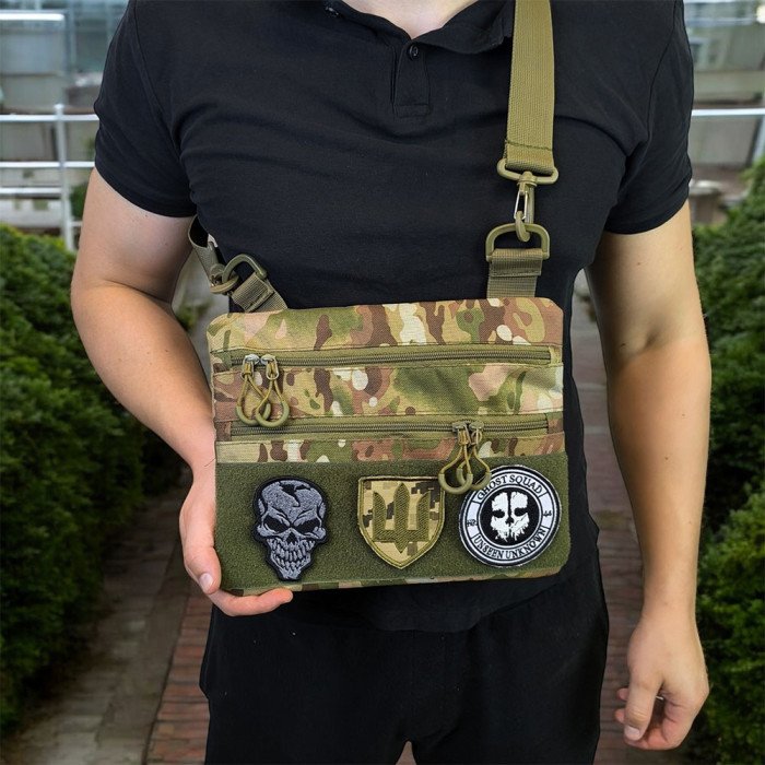 Чоловіча сумка-слінг тактична, Рюкзак військовий сумка тактична, сумка нагрудна чоловіча тактична