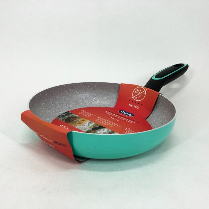 Сковорода Magio MG-1175 з мармуровим антипригарним покриттям 20 см, антипригарна сковорода