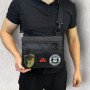 Тактичний рюкзак через плече, Нагрудна сумка чоловіча тактична тканинна, Нагрудна сумка кобура