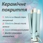 Плойка потрійна для волосся VGR V-595 Professional потрійна плойка хвиля 22 мм щипці на три хвилі 90 Вт