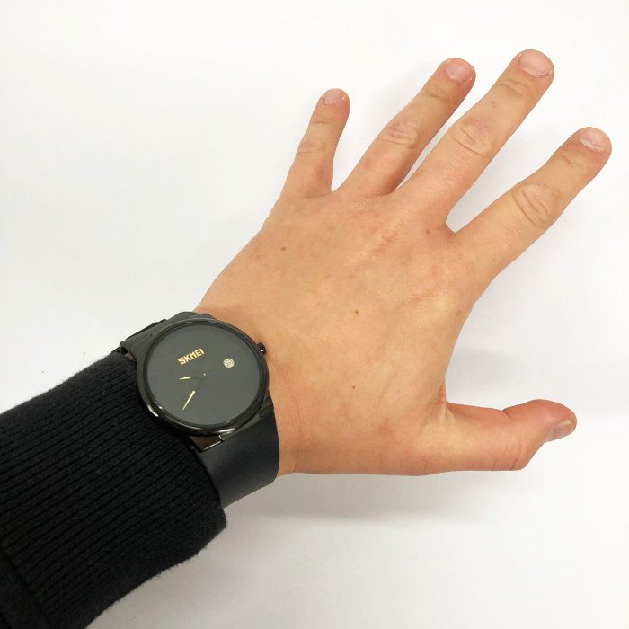 Годинник наручний чоловічий SKMEI 1509BK, оригінальний чоловічий годинник, чоловічий годинник стильний годинник на руку