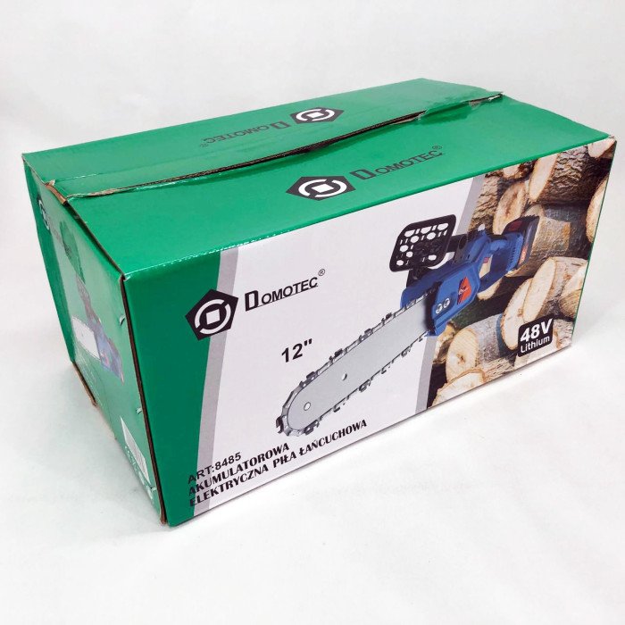 Акумуляторна ланцюгова пила Chain Saw 12'' (30см) DOMOTEC Ланцюгова Пила на акумуляторах для дому