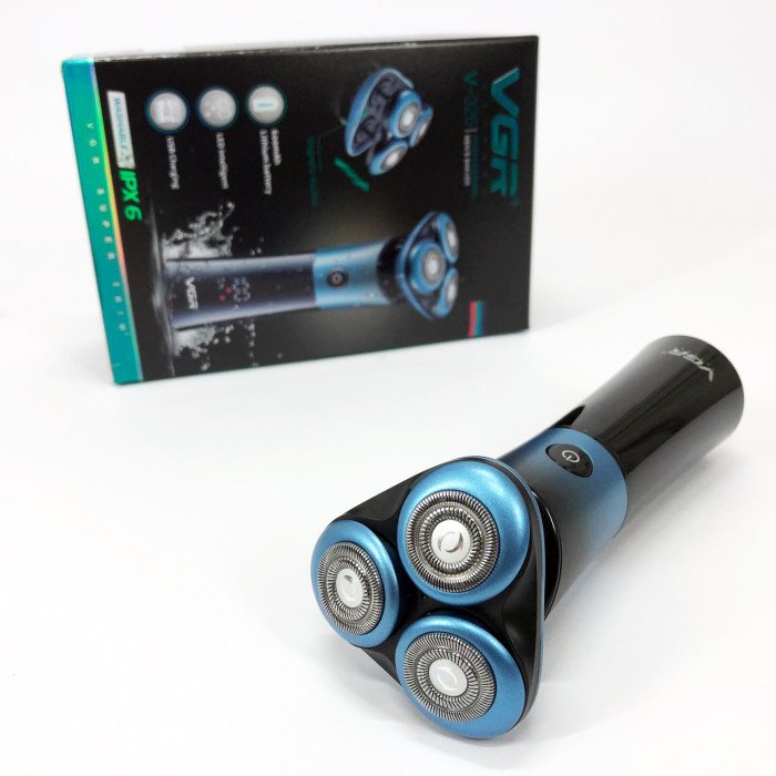 Електробритва VGR V-326 Водонепроникна, машинка чоловіча для гоління, триммер для вусів