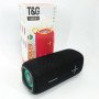 Портативна Bluetooth колонка TG654 8W з підсвічуванням, акумуляторна колонка для музики. Колір: чорний